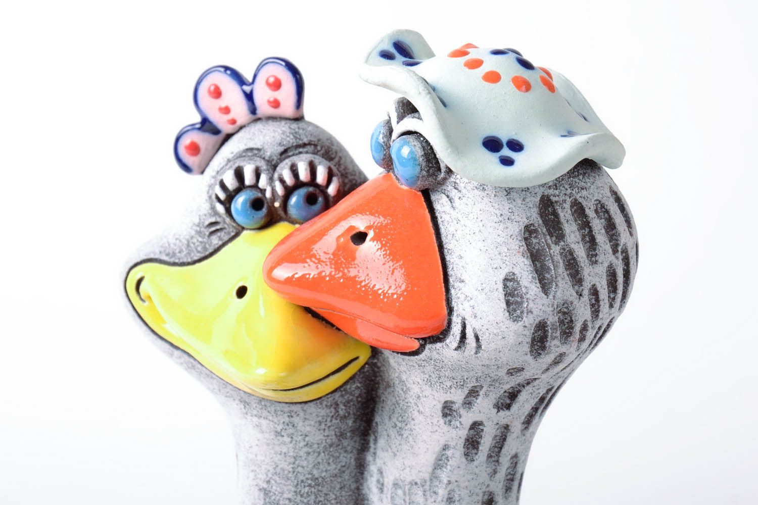 Clay home money-box Couple in crazy love photo 2