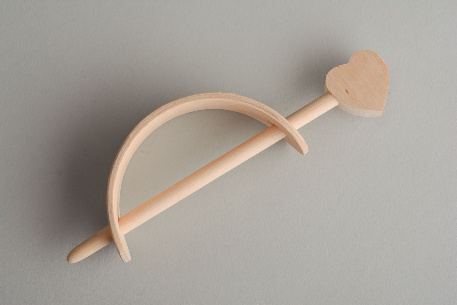 Wooden blank for creating hair accessory photo 5