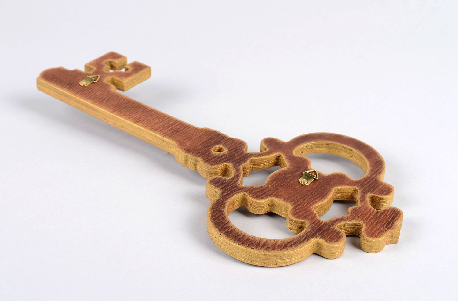 Handmade Schlüsselbrett aus Holz Hakenleiste für Schlüssel schöne Wandhaken  foto 3