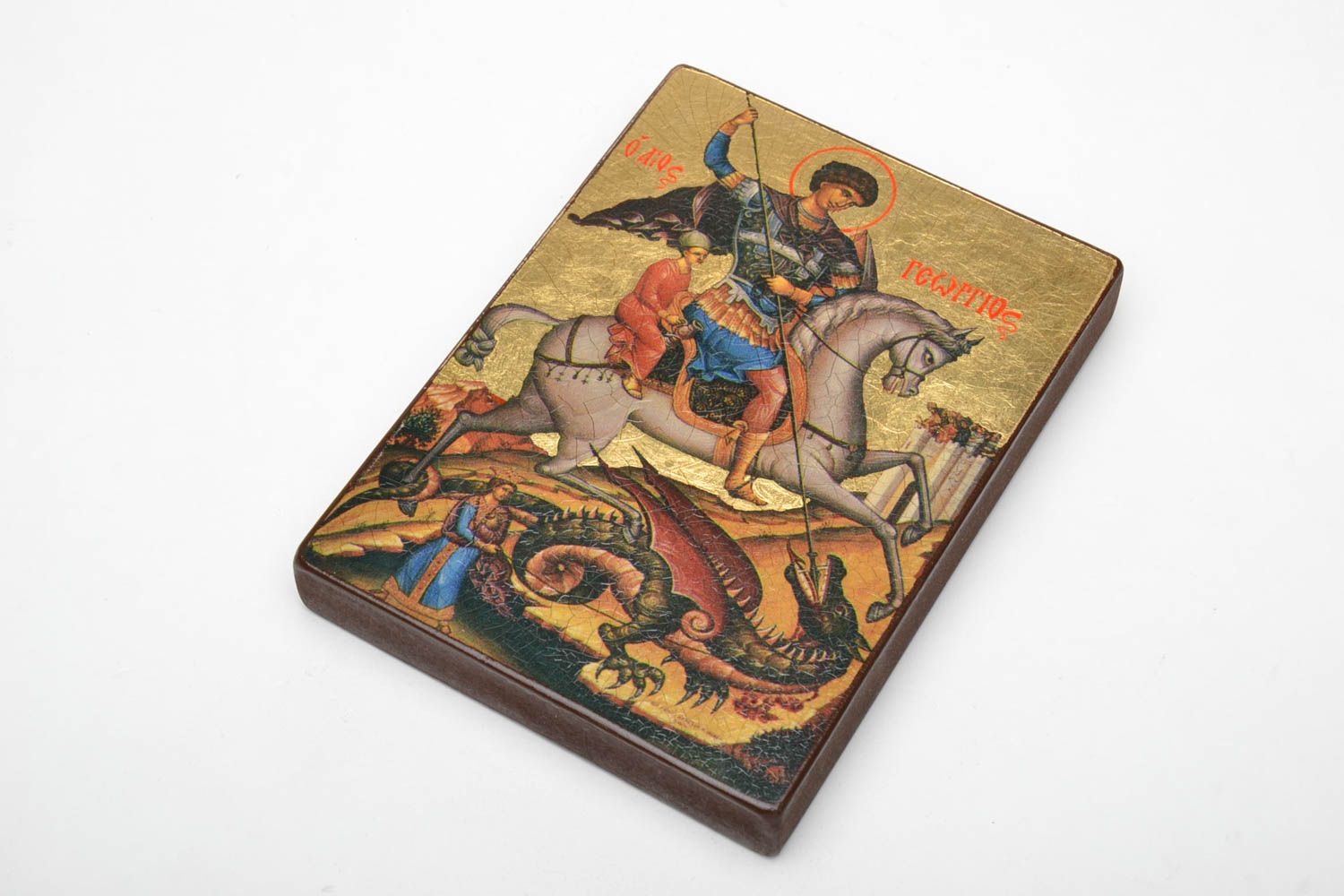 Saint George the Victorious icon reproduction photo 3