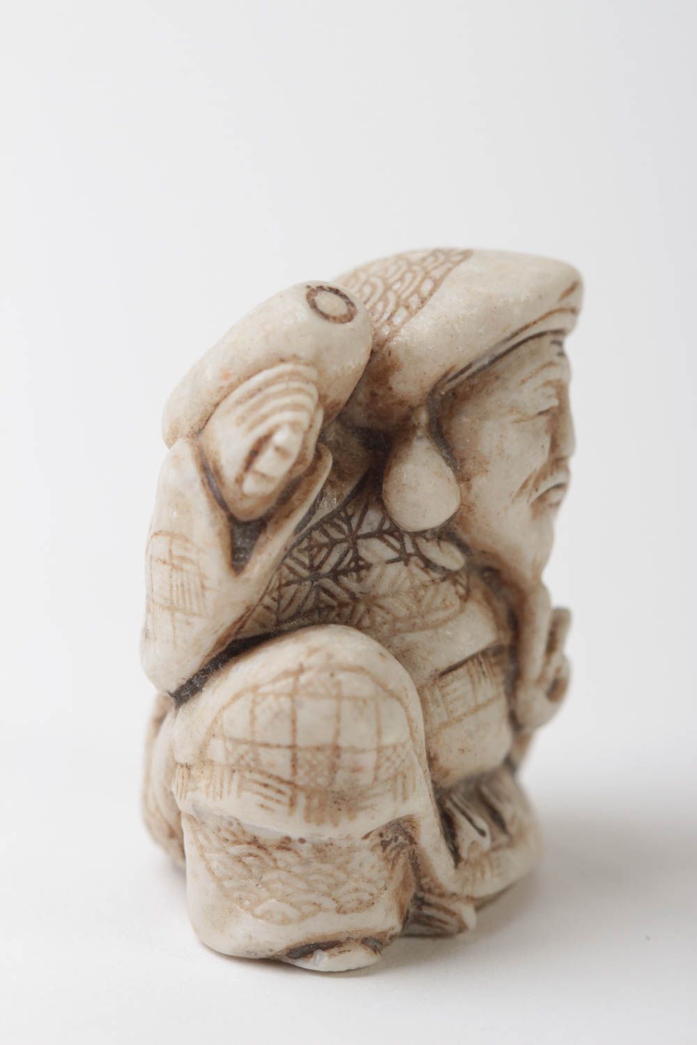 Figura en miniatura artesanal de resina objeto de decoración souvenir original foto 3