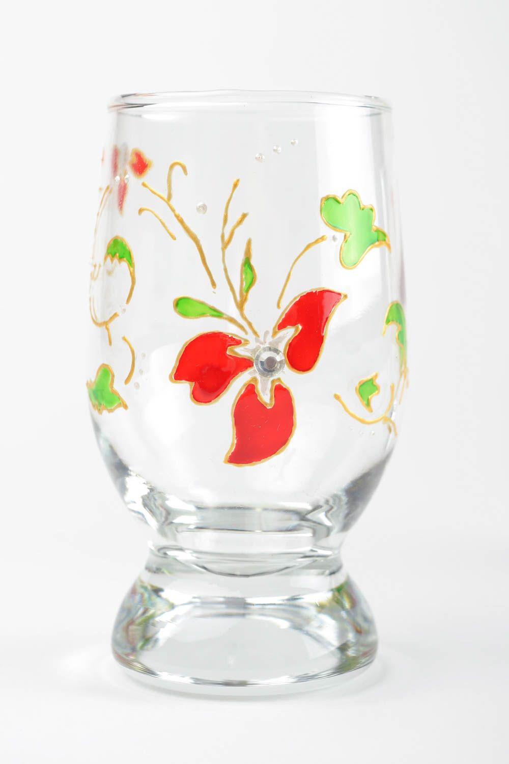 Verzierte Gläser handgemachtes Geschirr Gläser mit Muster handgemachte Gläser  foto 4