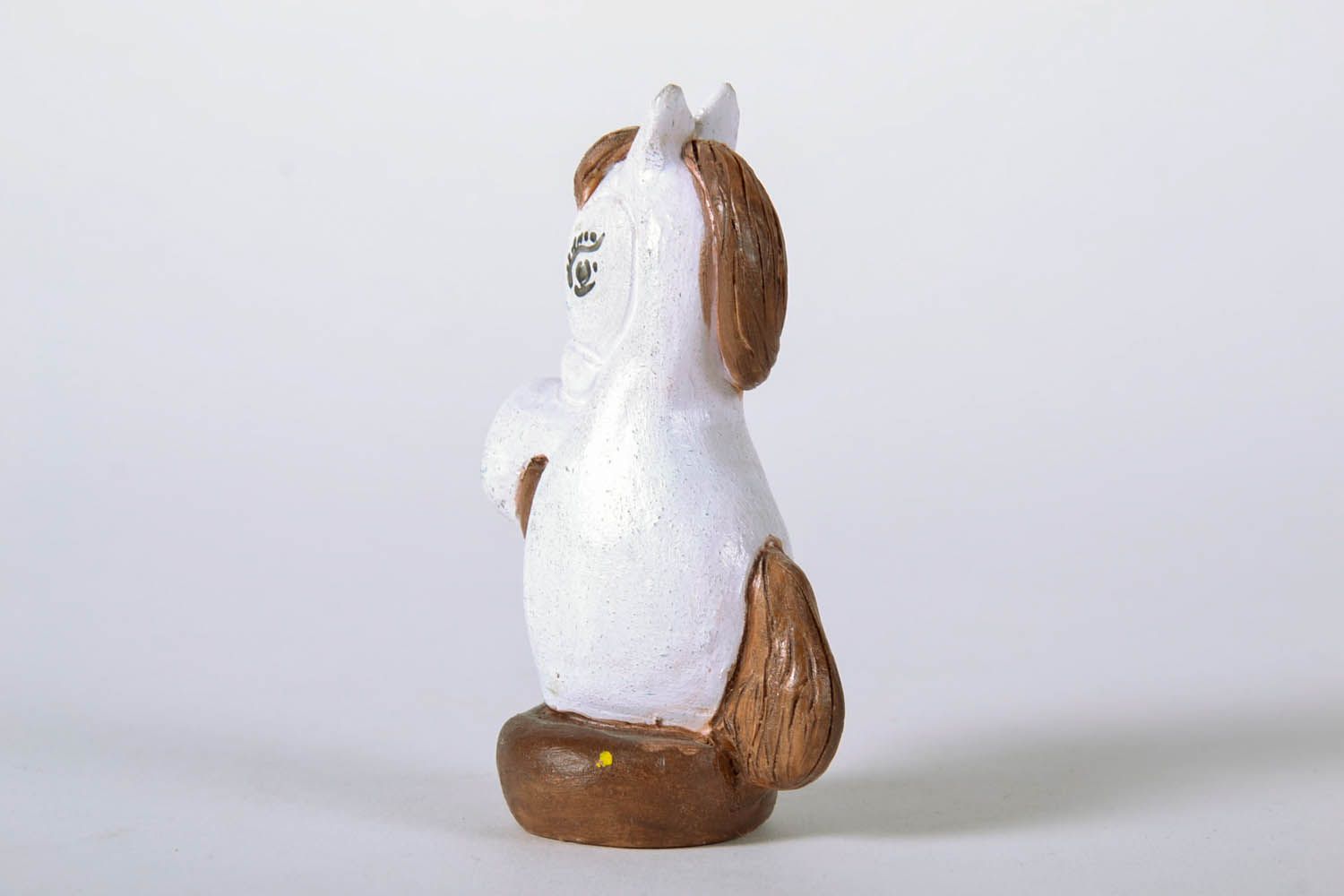 Statuette aus Keramik Pferd foto 3