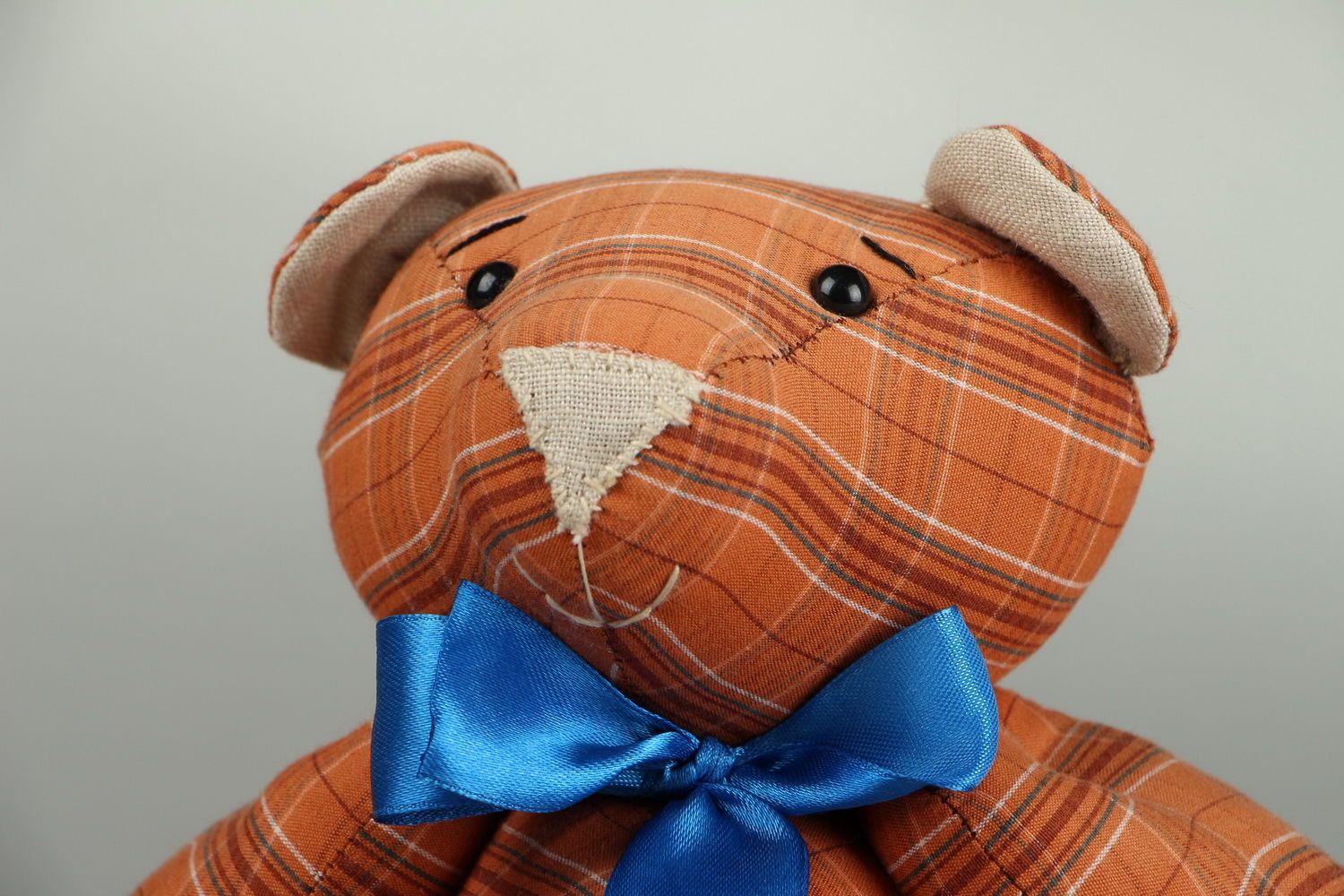 Soft toy Bear with bow photo 2