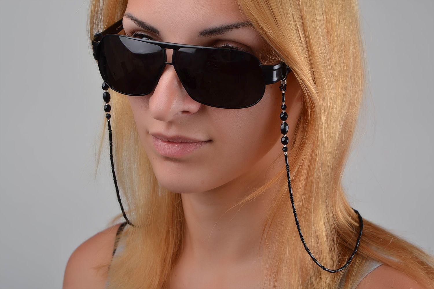 Catenella occhiali fatta a mano cordino perle per occhiali accessori occhiali foto 2