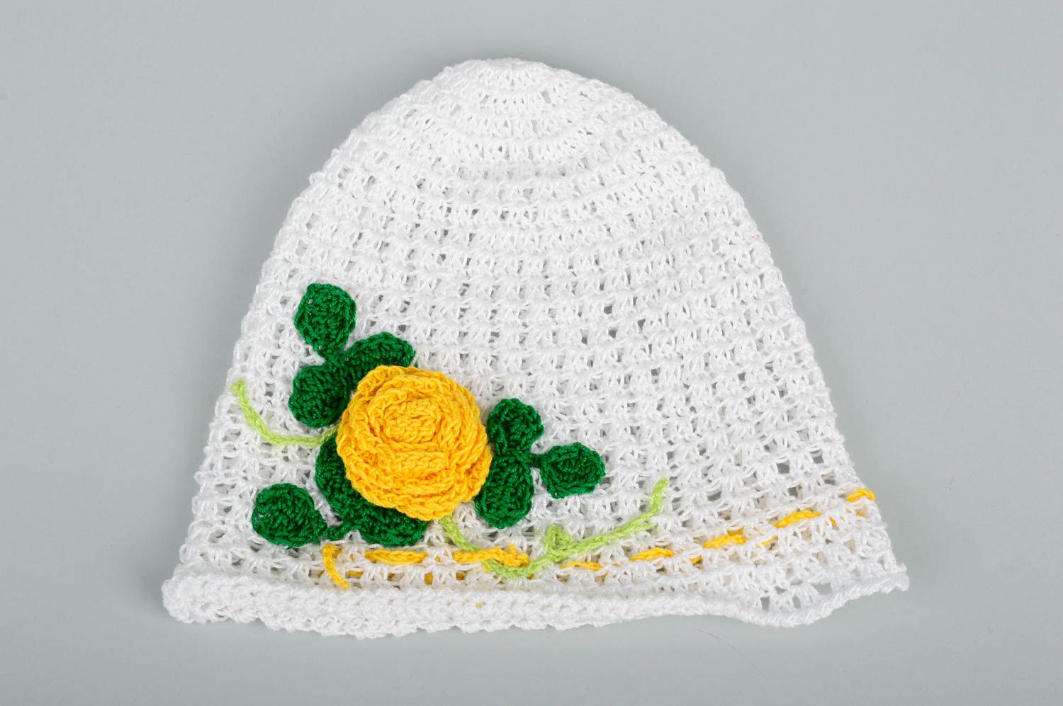 Stylish handmade crochet hat cute hats baby hat design accessories for girls photo 1