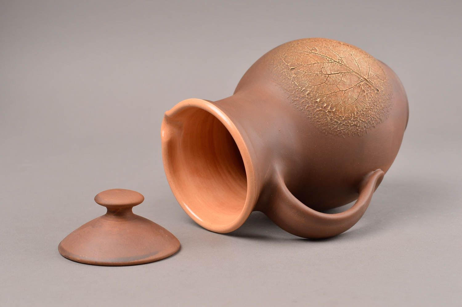 Jarro artesanal de cerámica regalo para mujer utensilio de cocina          foto 9