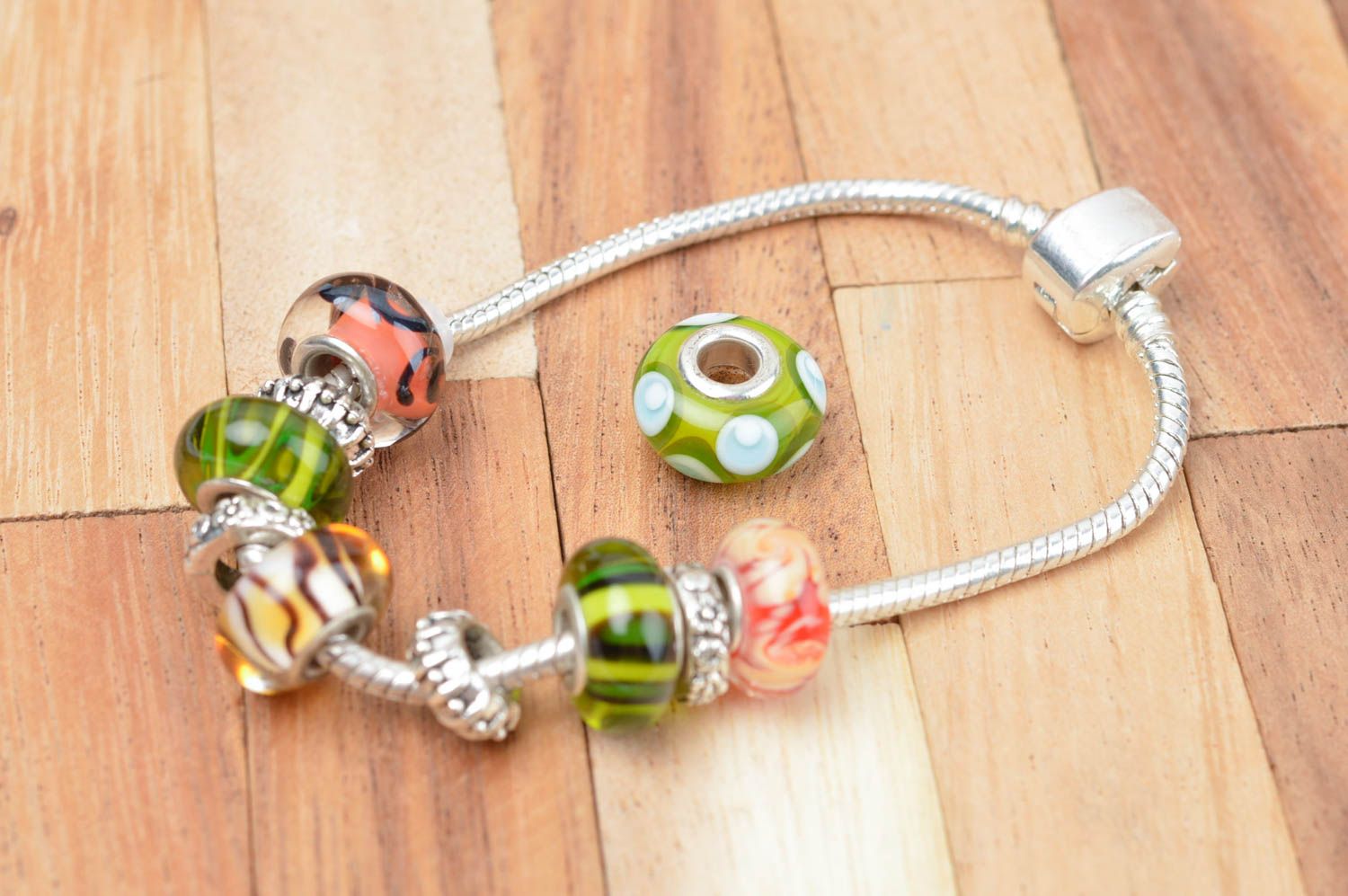 Glass beads handmade lampwork beads how to make jewelry necklace supplies photo 4