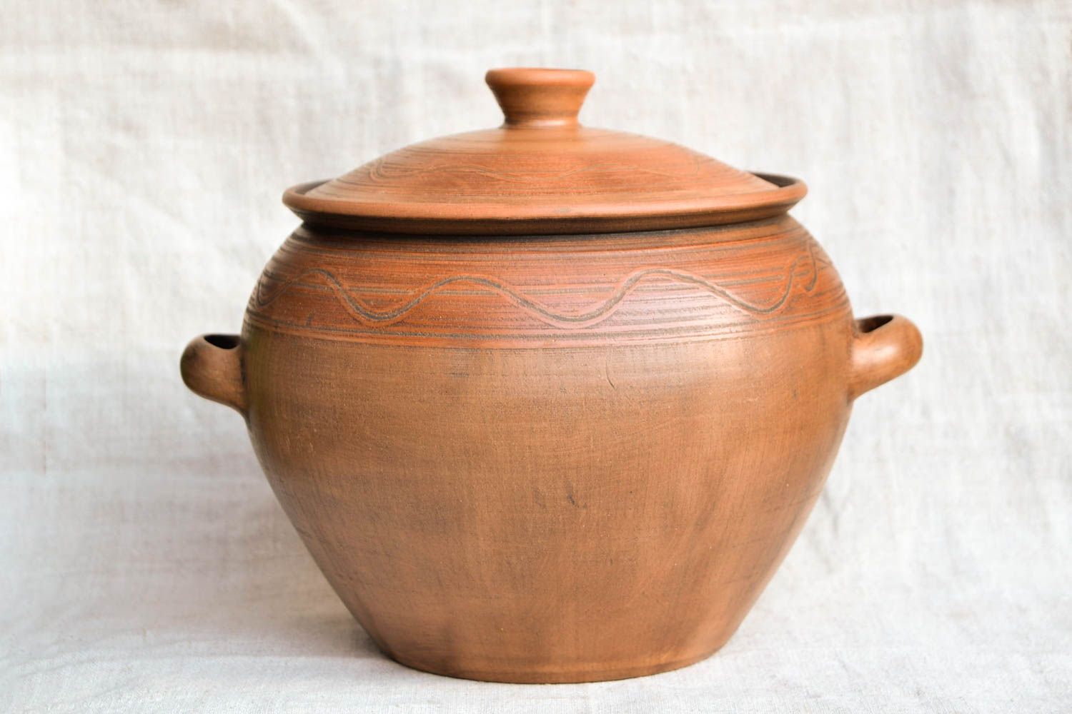 Vasija de barro hermosa hecha a mano cerámica artesanal regalo para mujer foto 5