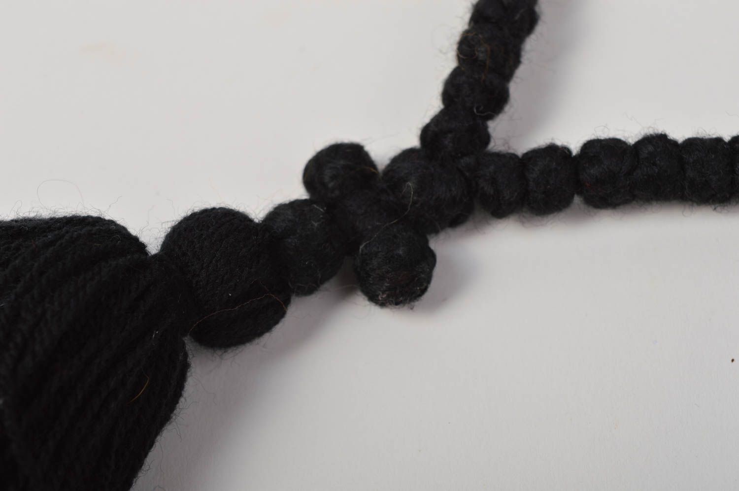 Religiöses Geschenk schwarze Gebetskette Christen handmade Accessoire für Männer foto 4