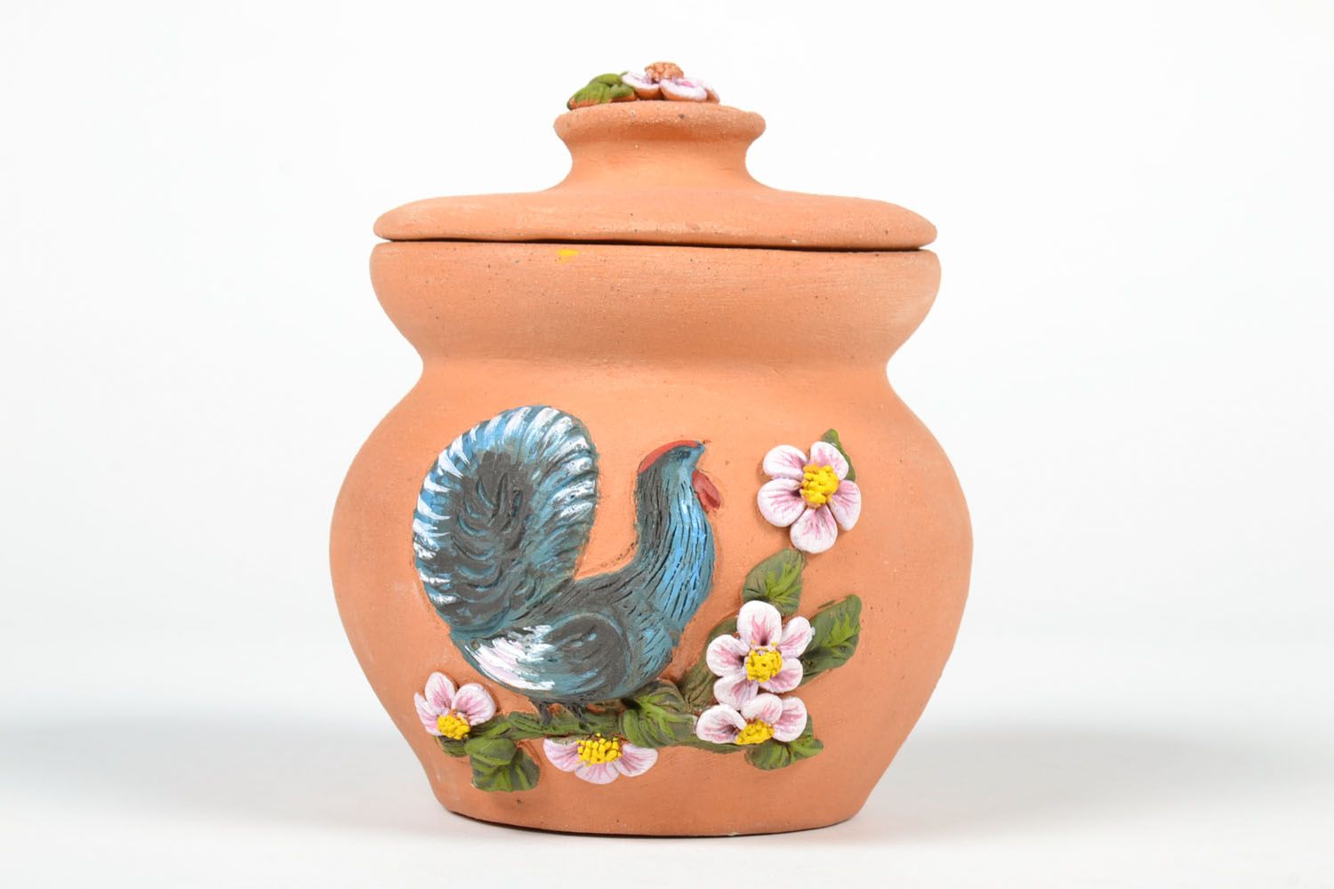 Handmade ceramic pot for sugar photo 2