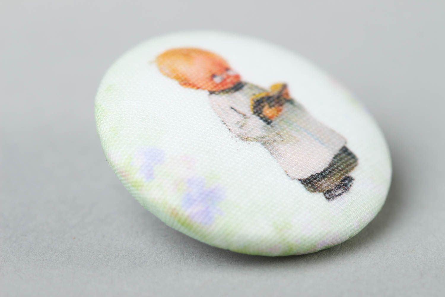 Stylish handmade plastic button fabric button handmade ideas art ideas photo 2