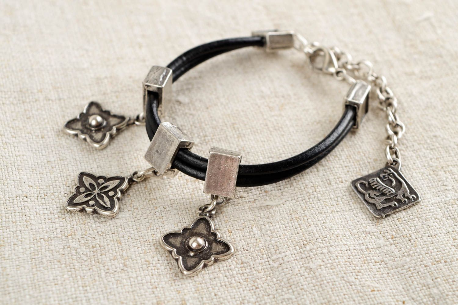 Unusual handmade wrist bracelet beautiful metal bracelet cool jewelry designs photo 1
