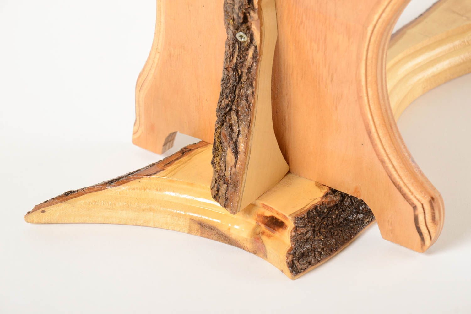 Handmade Regal aus Holz Wandregal Hängeregal ausgefallene Möbel aus Kiefernholz foto 4