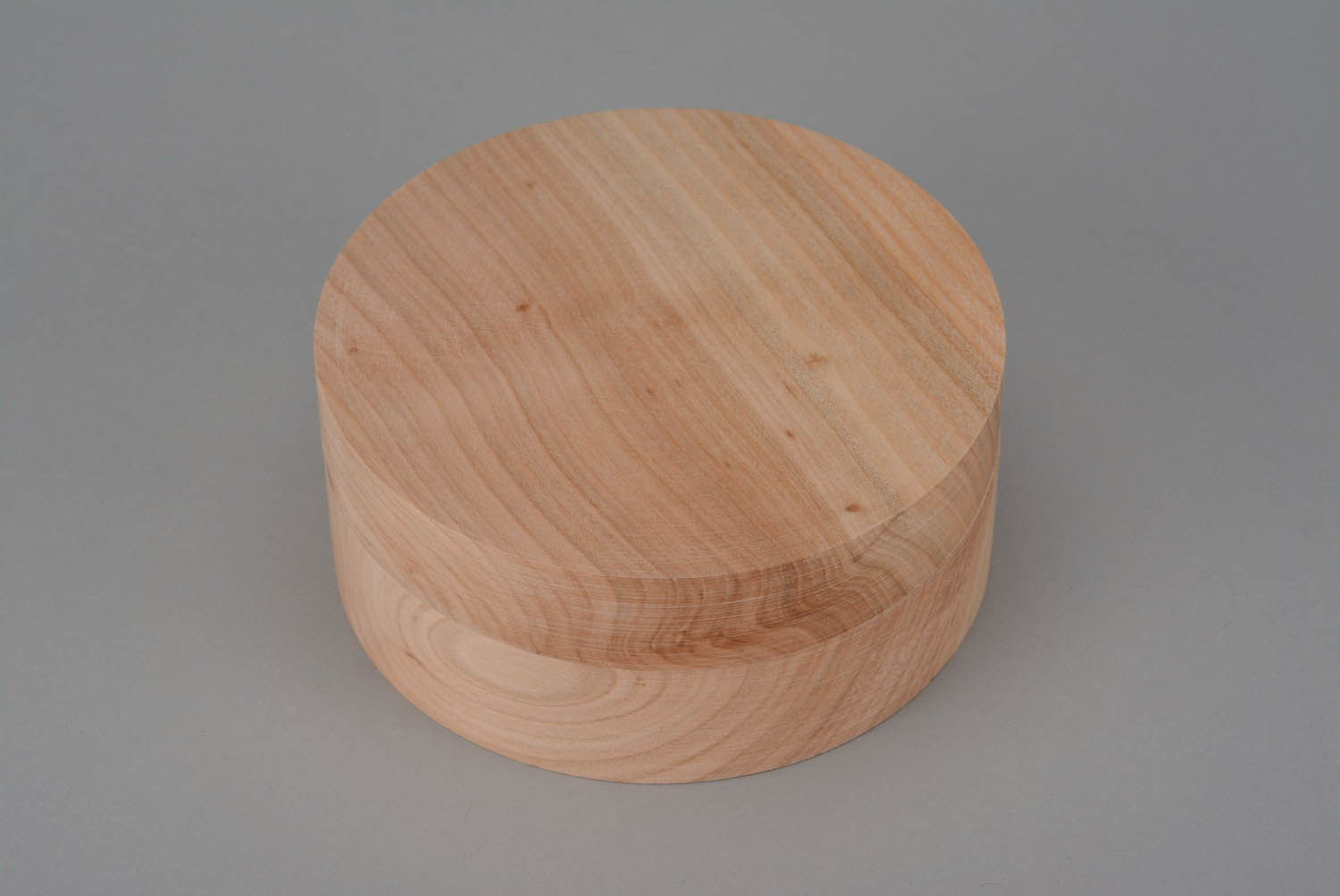 Wooden Blank for Box Round photo 4