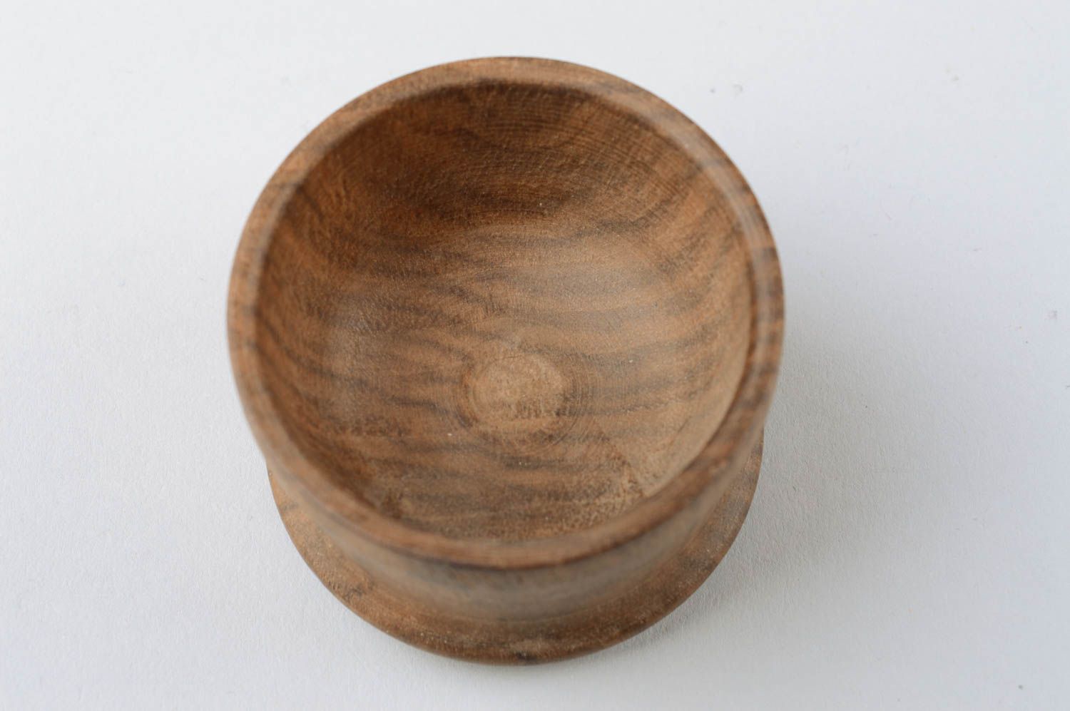 Handmade kleine Dose für Gewürze Aufbewahrung Küche Holz Geschirr 50 ml foto 4