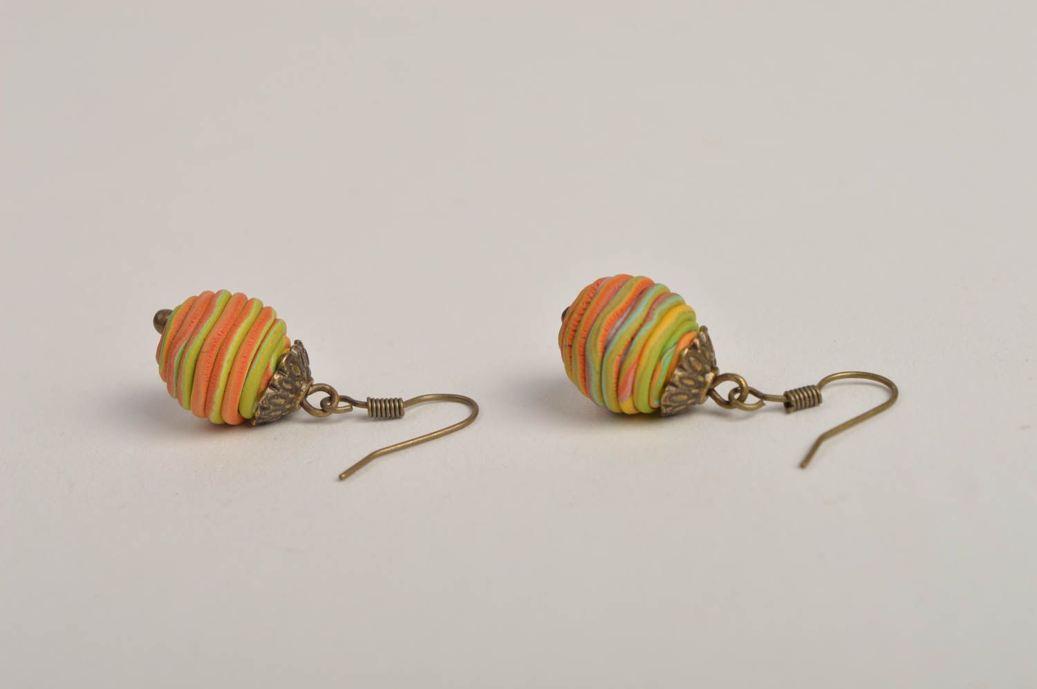 Stylish handmade plastic earrings costume jewelry beautiful jewellery gift ideas photo 4