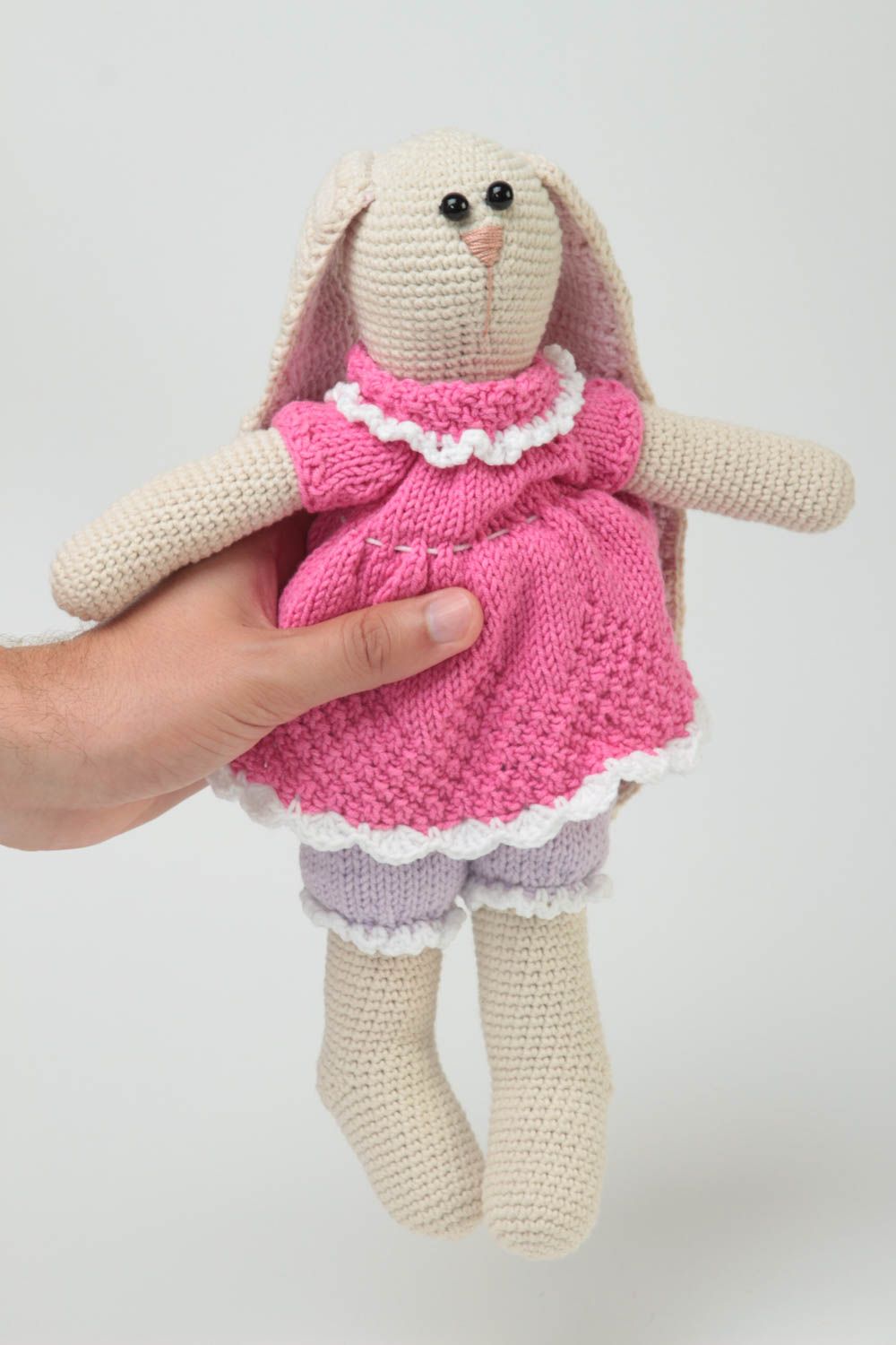 Peluches para niños hechos a mano regalo original juguetes tejidos de algodón foto 5