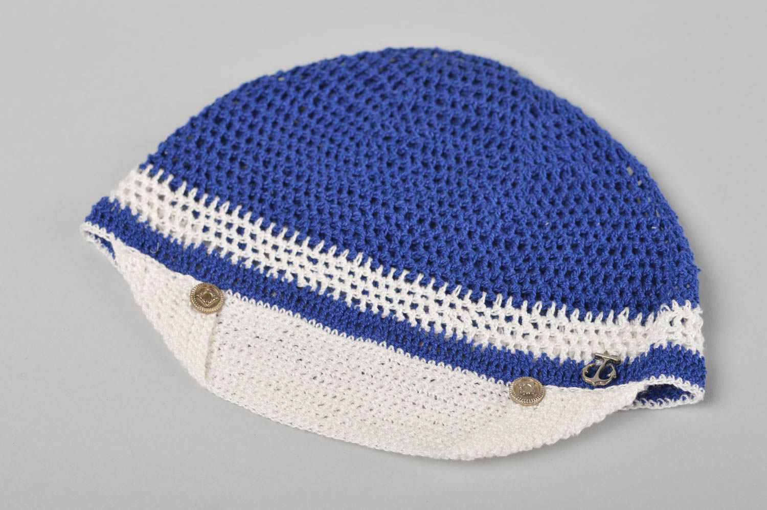 Handmade hat designer hat baby hat spring hat warm hat crocheted hat for baby photo 2