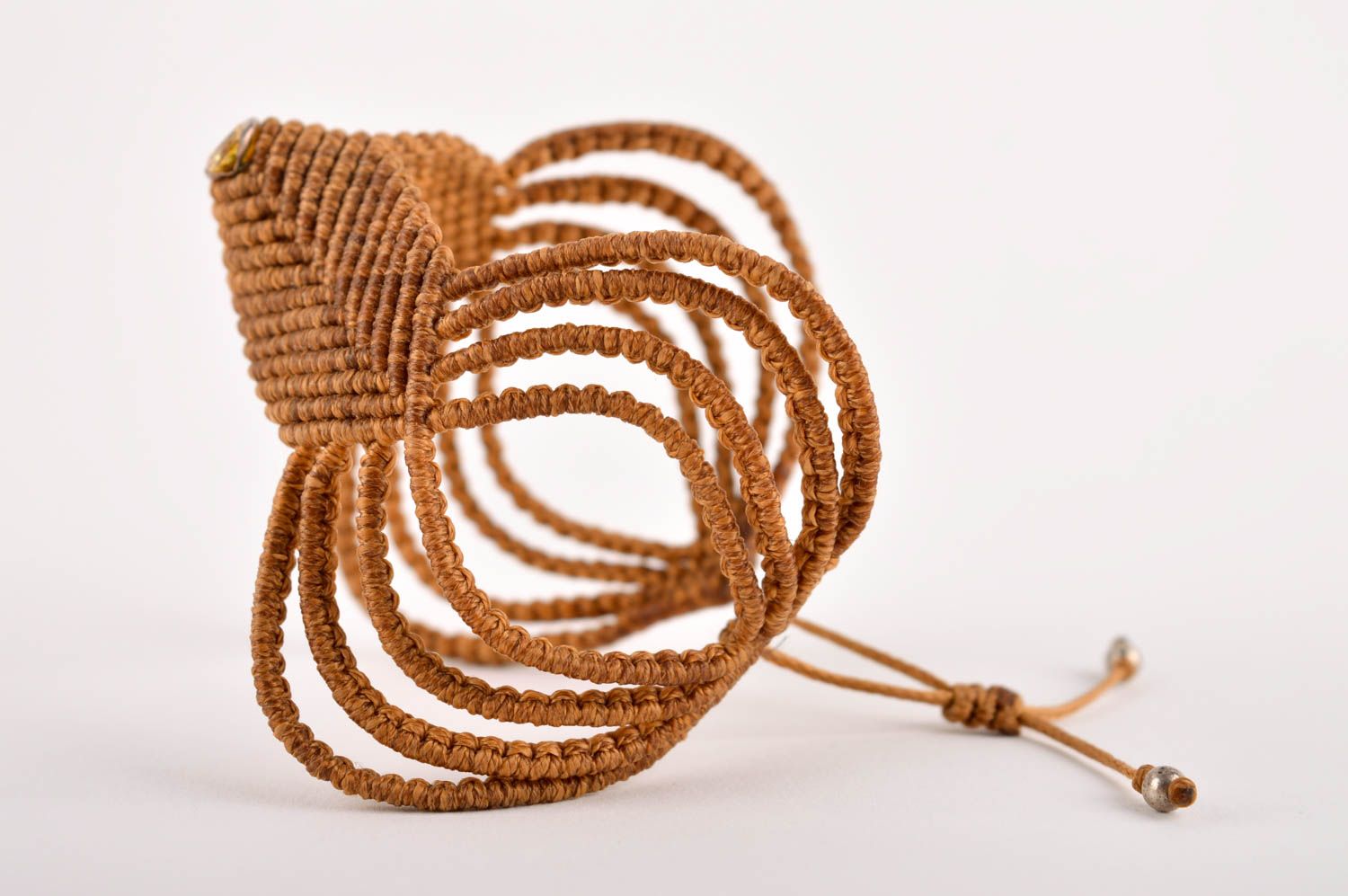 Unusual handmade woven bracelet textile bracelet designs fashion accessories photo 4