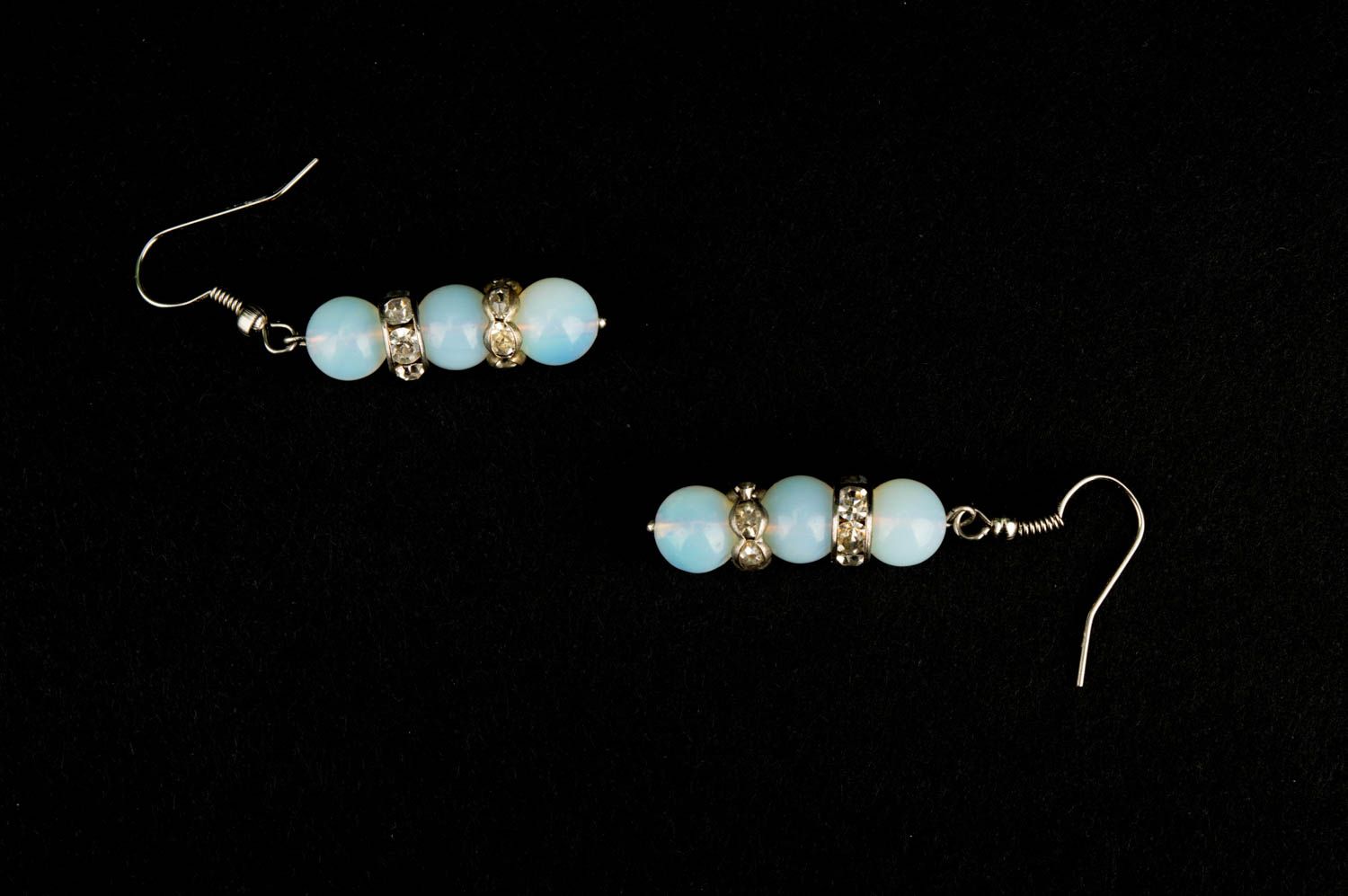 Dangling earrings handmade beaded jewelry long earrings presents for women photo 3