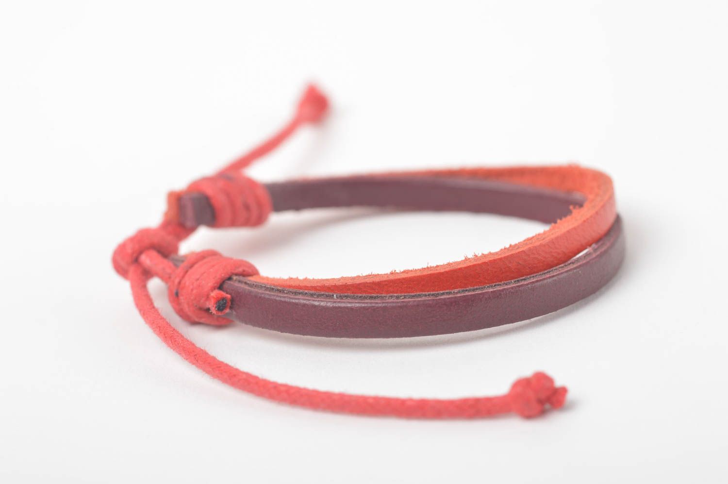 Stylish handmade woven leather bracelet fashion accessories gift ideas photo 4