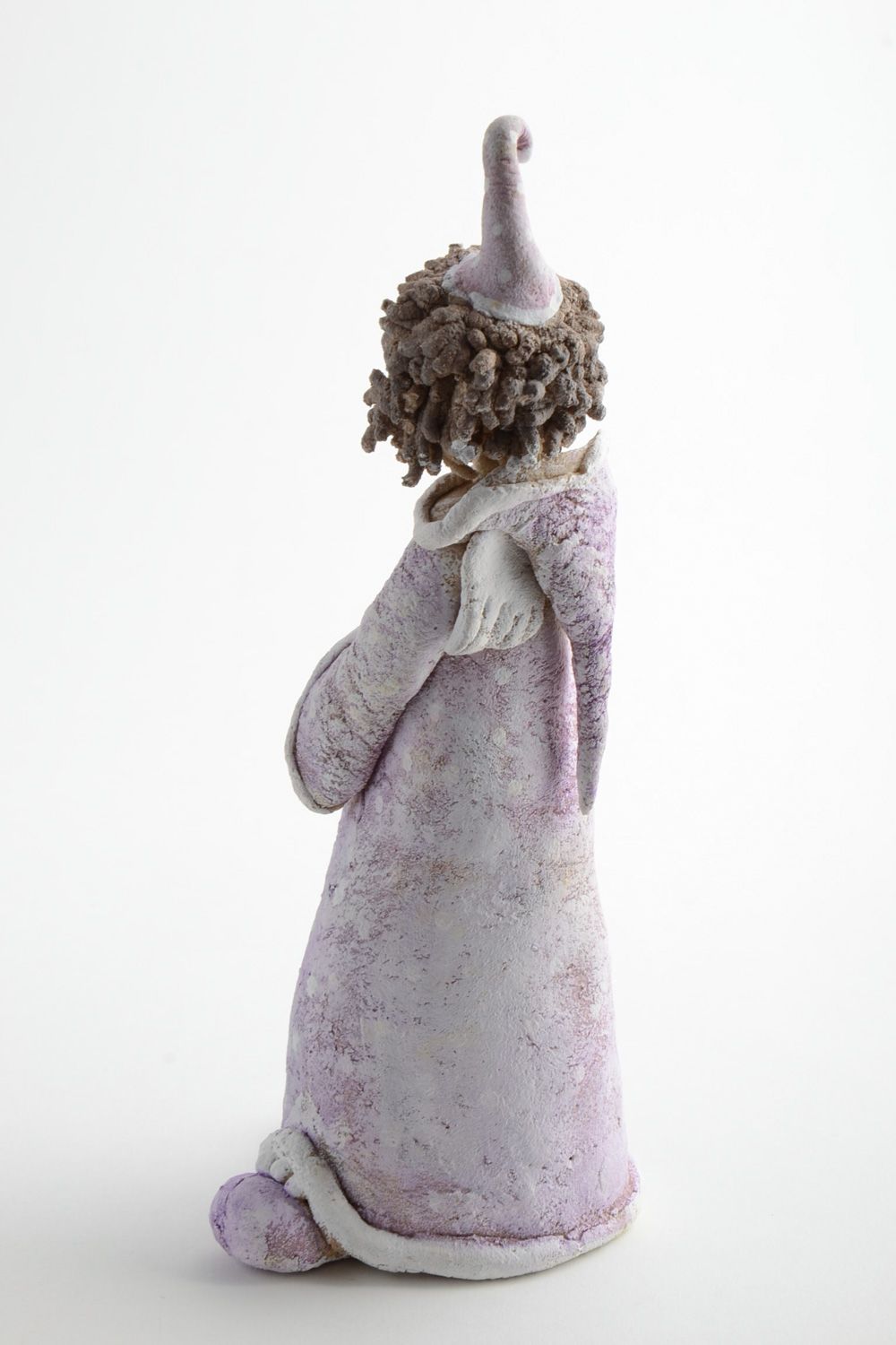 Statuette décorative faite main originale en pâte polymère Ange de l'amour photo 3