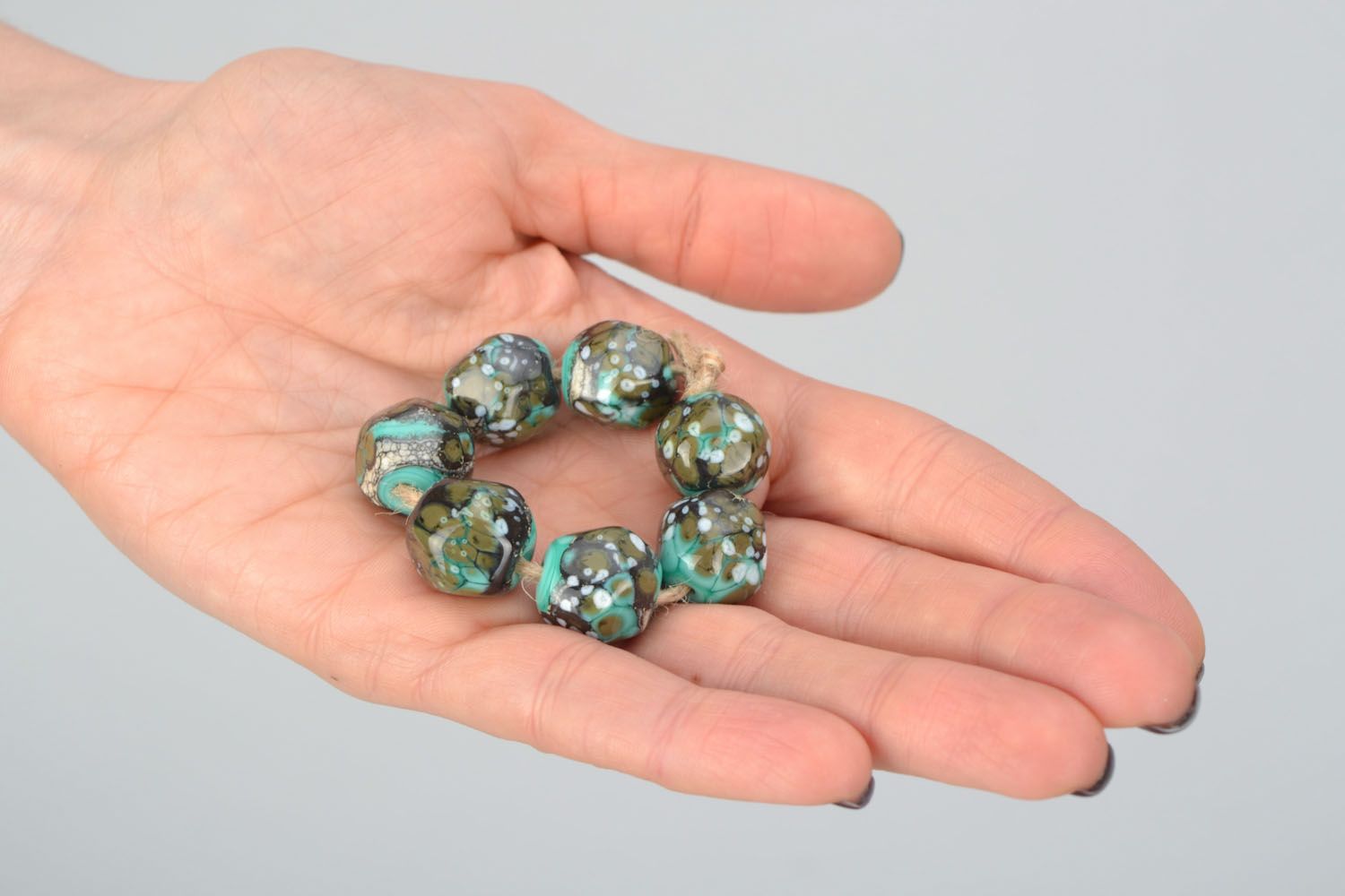 Ensemble de perles en verre au chalumeau pour créer des bijoux  photo 3