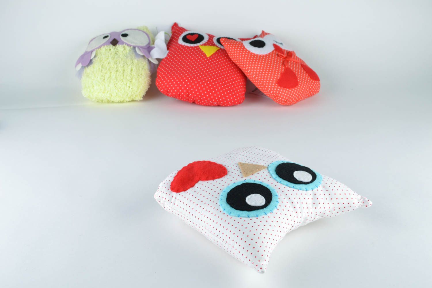 Soft fabric toy for a gift Owl photo 5