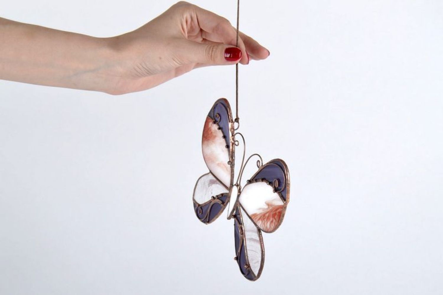 Interior glass pendant Butterfly photo 4