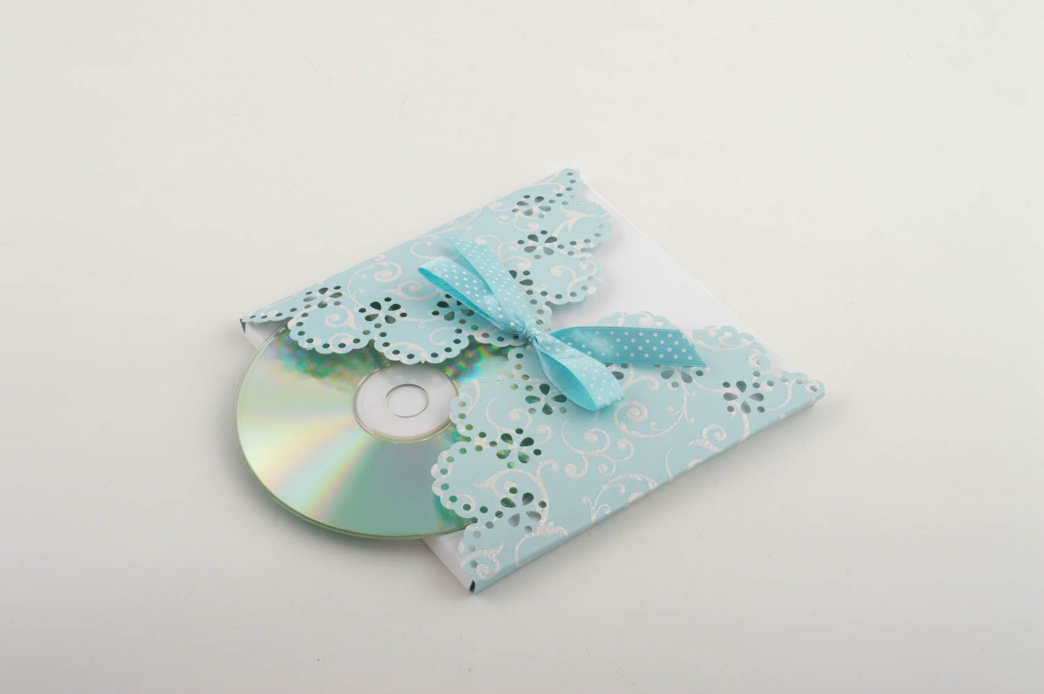 Sobre de papel para cd hecho a mano decoración de regalo embalaje decorativo foto 2