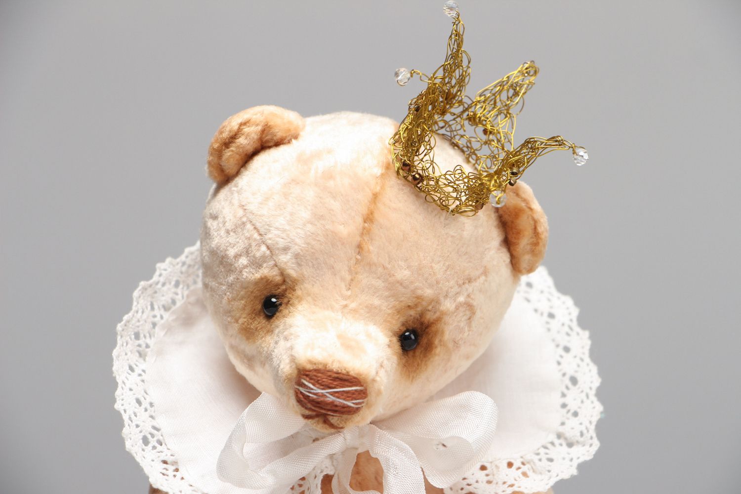 Handmade soft toy in vintage style Little Prince photo 2