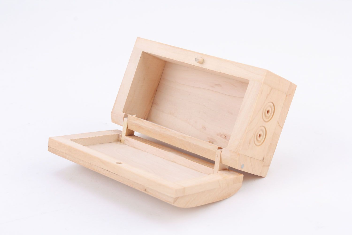 Wooden blank box for painting photo 2