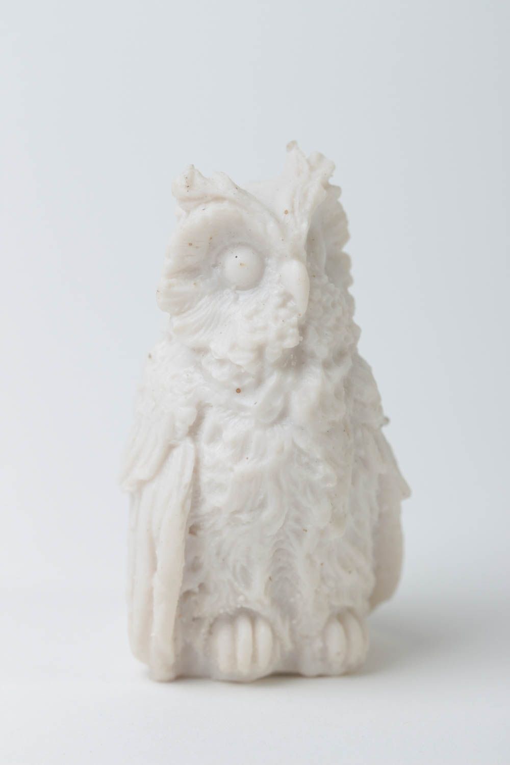 Handmade statuette designer statuette home decor unusual gift owl figurine photo 2