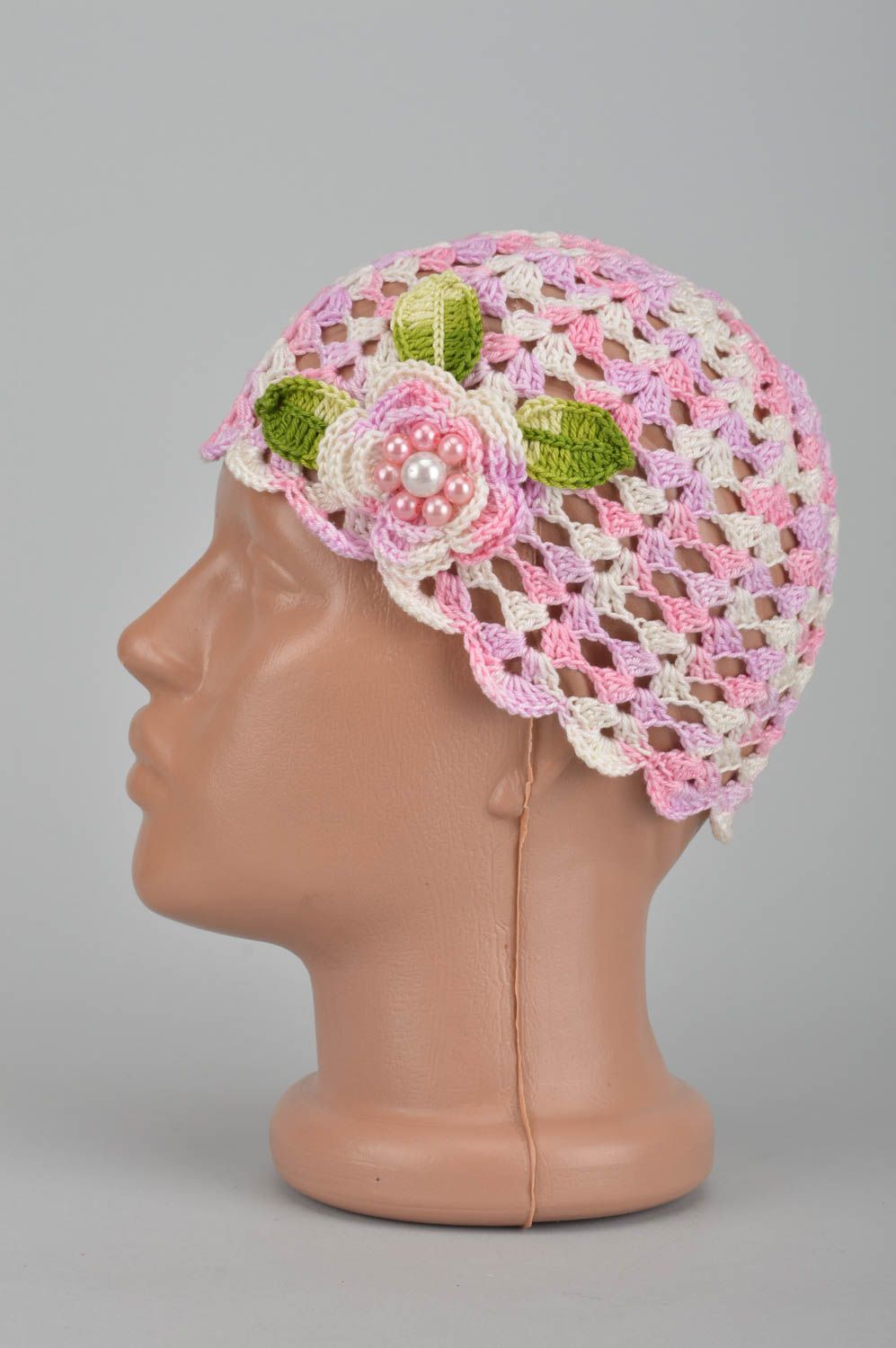 Beautiful handmade crochet hat cute hats crochet ideas designer accessories photo 4