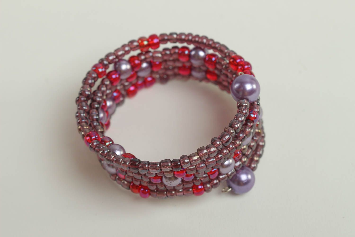 Wrist beaded bijouterie fashion spiral bracelet handmade trendy accessory photo 1