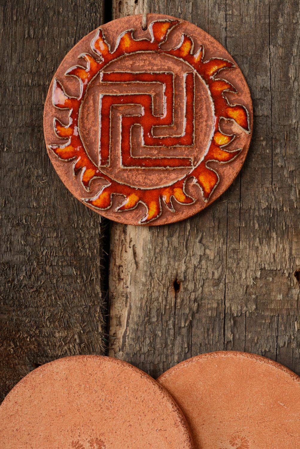 Amuleto colgante de arcilla Rysich foto 4
