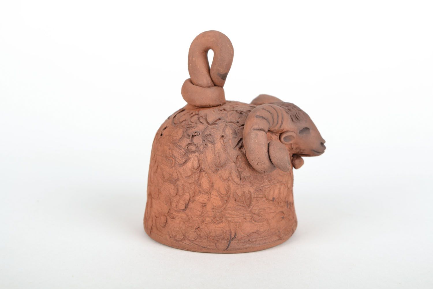 Ceramic bell in the shape of a lamb photo 5