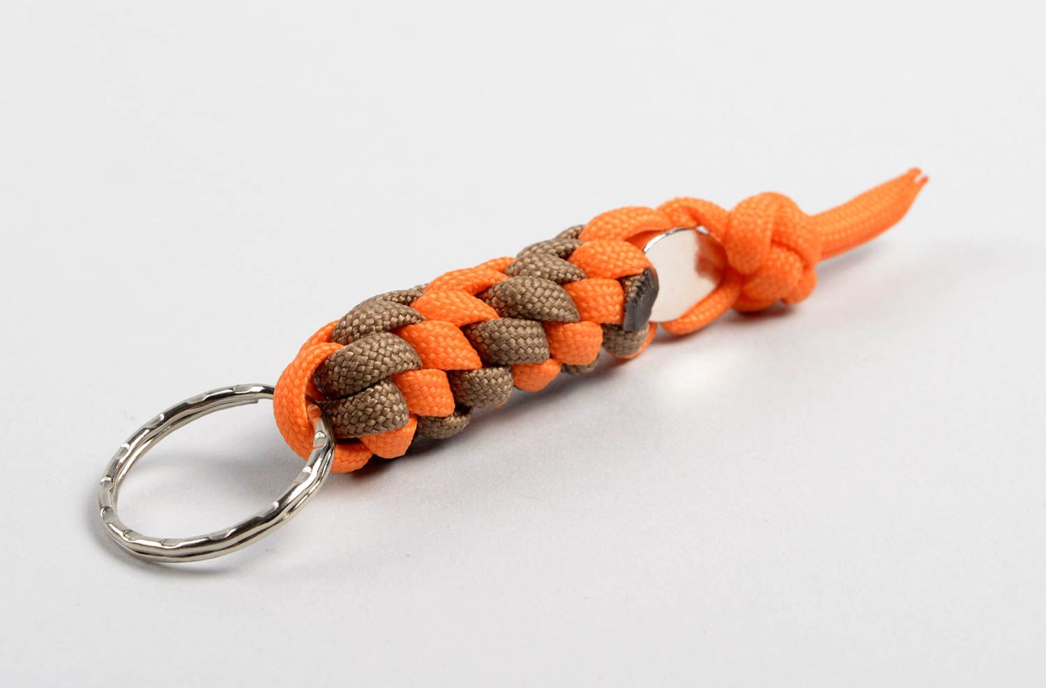 Llavero artesanal de cordón de paracord regalo original accesorio para mujer  foto 3
