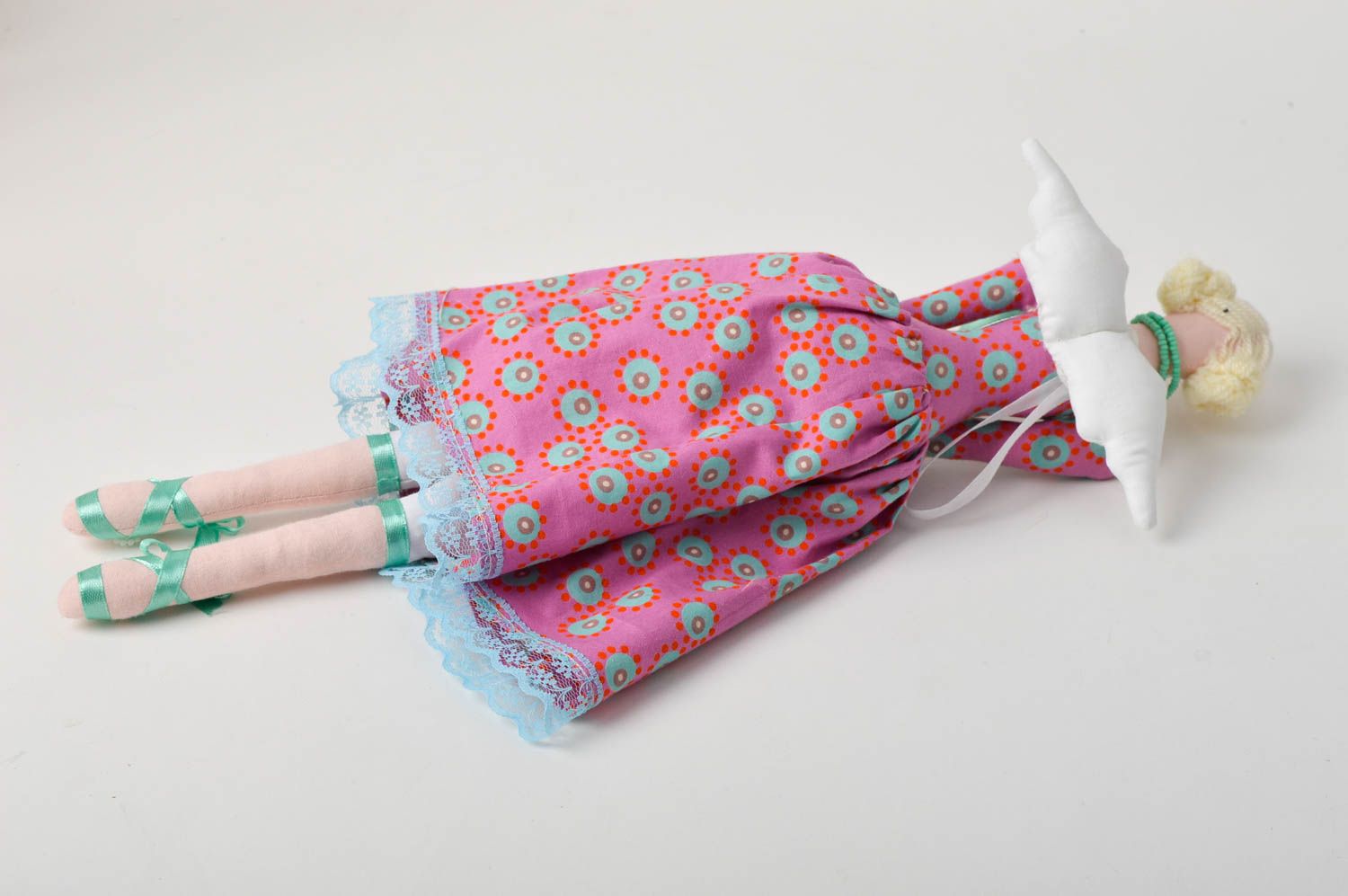 Handmade künstlerische Designer Puppe im Kleid Stoff Spielzeug schöne Puppe foto 5