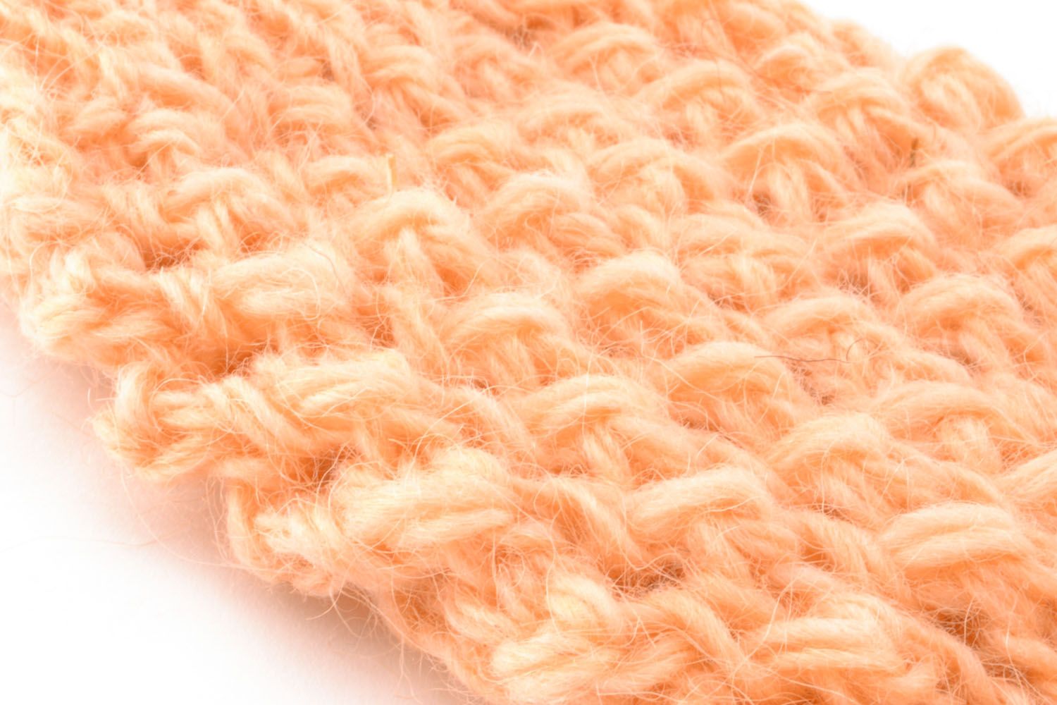 Calcetines de lana tejidos a mano de mujer Rosados	 foto 3