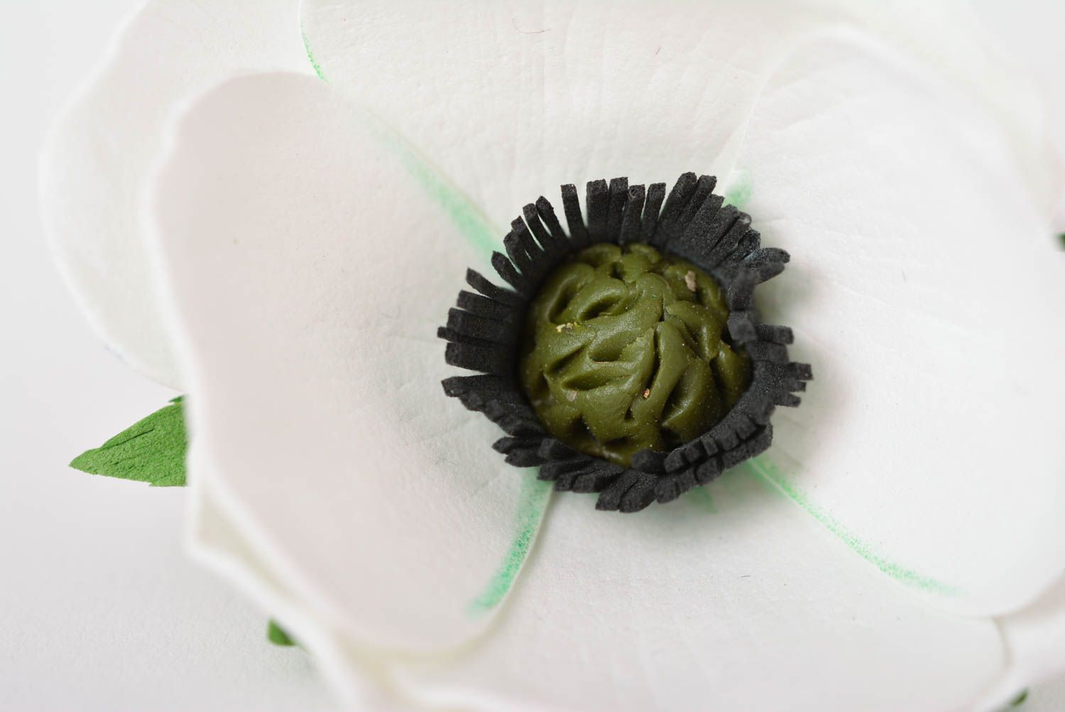 Haargummi für Mädchen handgeschaffen Deko Accessoire Haargummi Blume modisch foto 3