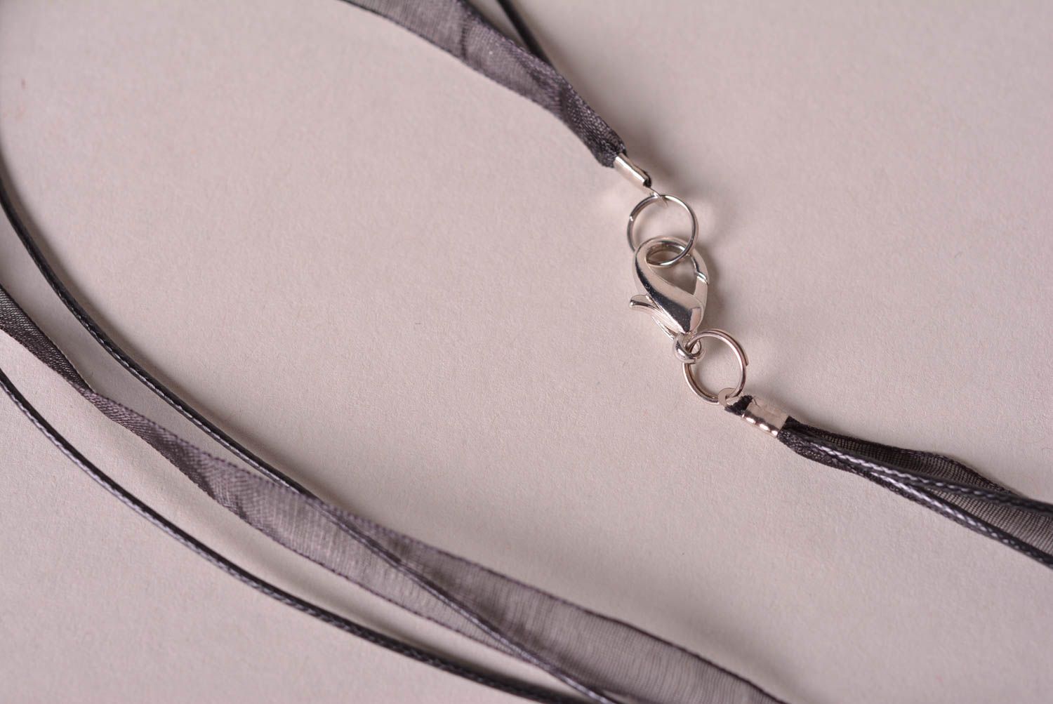 Handmade soutache pendant necklace unique jewelry fashion necklaces for women  photo 5