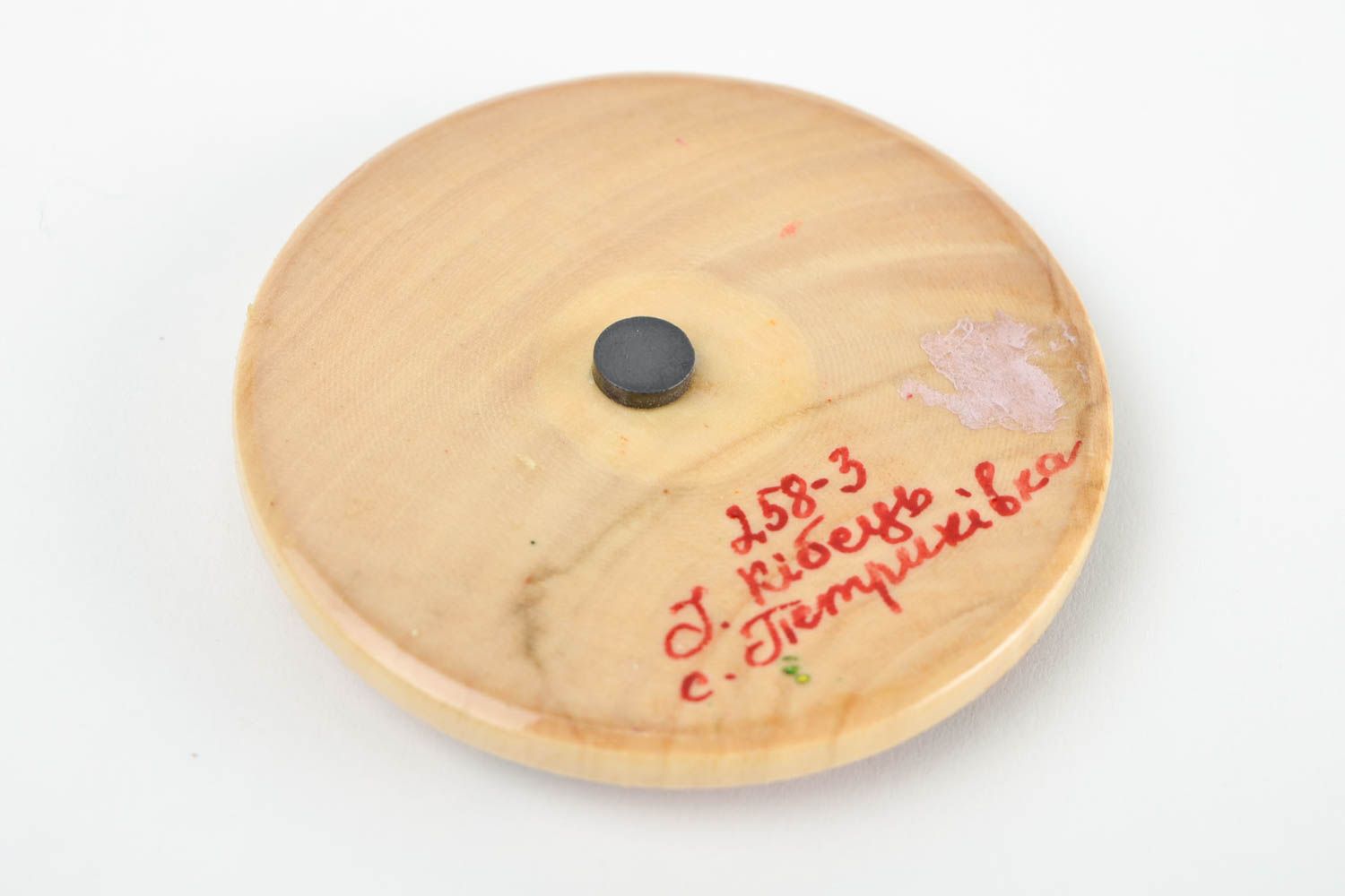 Handmade Deko Kühlschrank Magnet Holz Magnet Designer Geschenk mit Bemalung foto 5