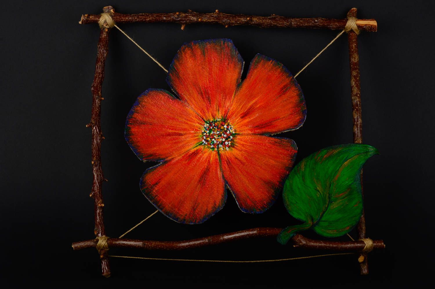 Панно на стену ручной работы панно декоративное в виде цветка предмет декора фото 1