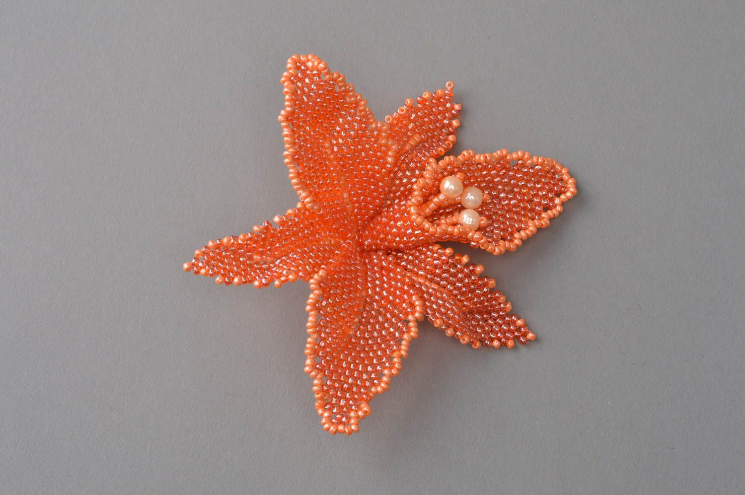 Designer brooch handmade jewelry beaded flower decorating ideas gift for girls photo 2