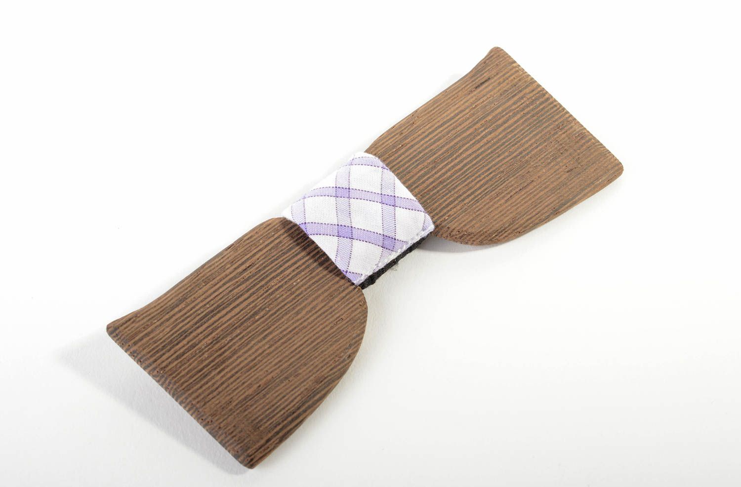 Krawatte Fliege handmade originelle Fliege aus Holz Accessoire für Männer  foto 2