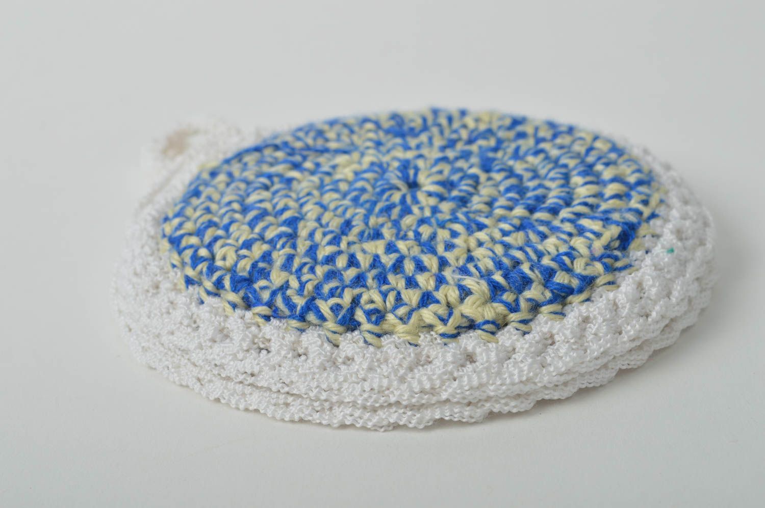 Manique originale fait main Textile de cuisine au crochet Accessoire cuisine photo 5