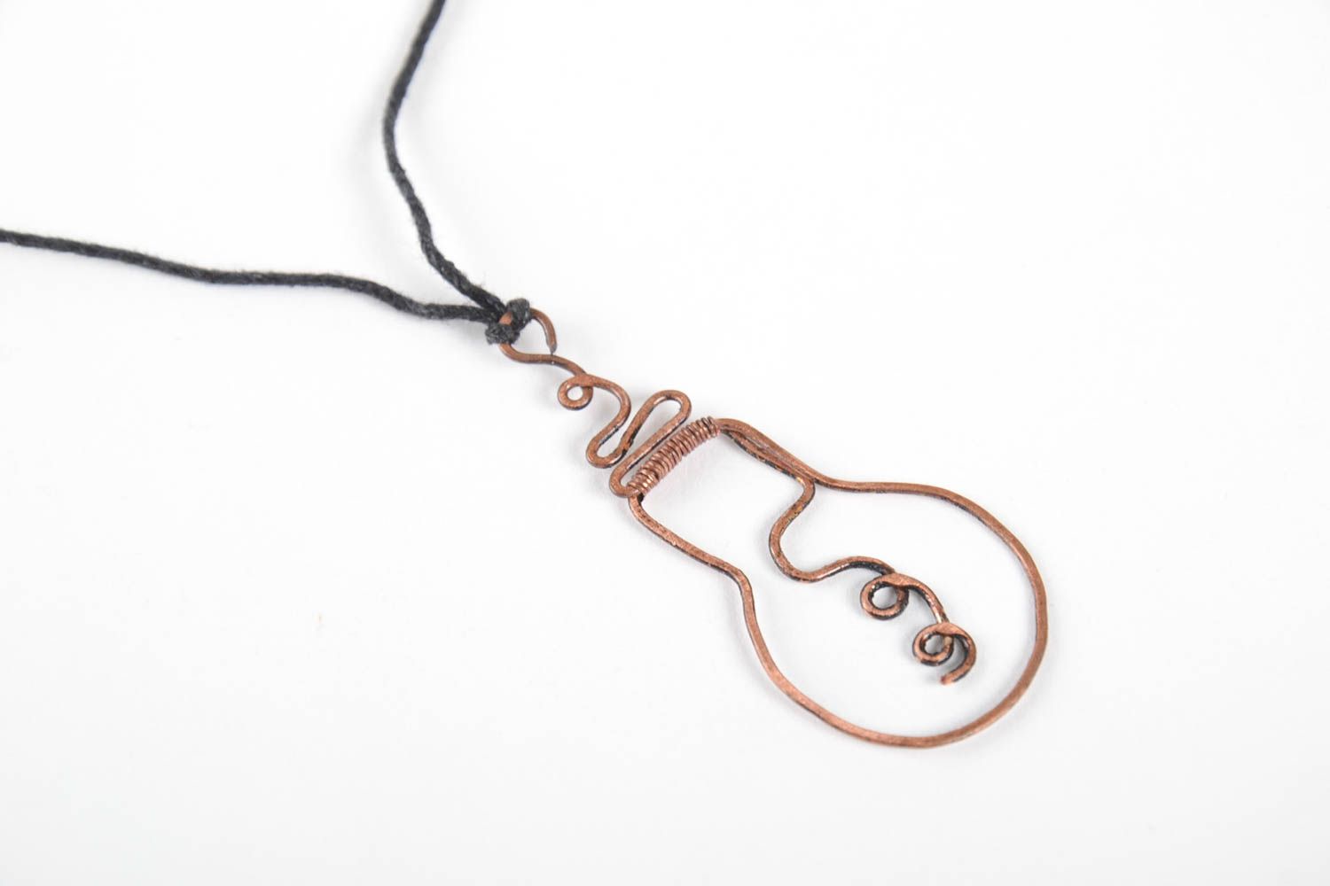 Handmade pendant copper pendant wire wrap pendant wire wrap accessories for girl photo 3