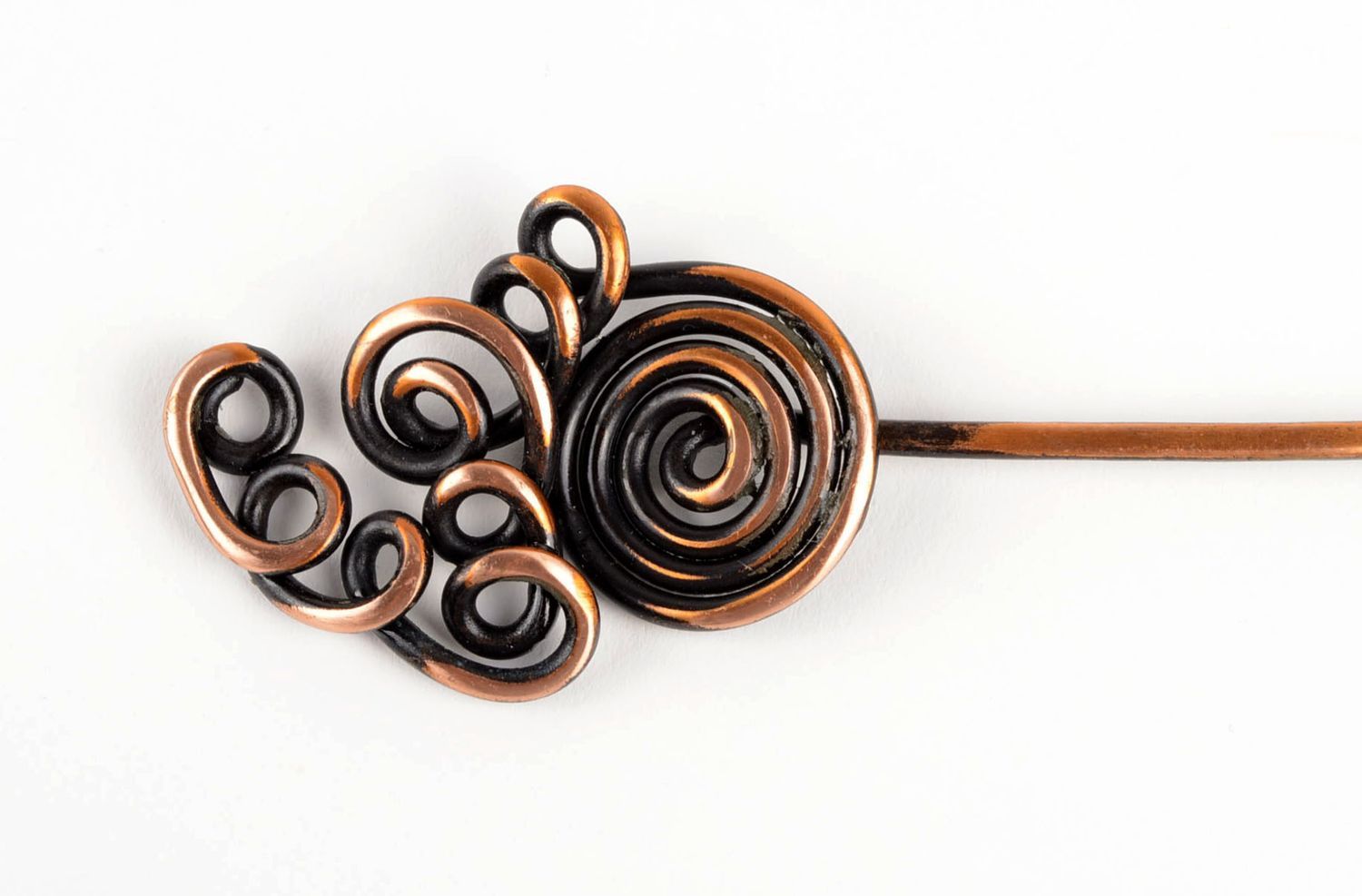 Handmade Schmuck für die Haare Haar Nadel Mode Accessoire aus Metall elegant foto 3